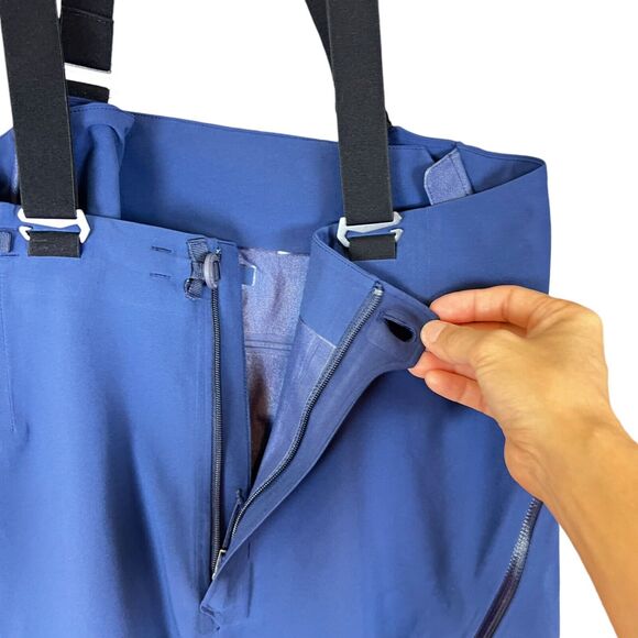 Patagonia H2NО Mens Ski Pants Suspender Blue Sz S Recco Detector 83156 - Picture 3 of 15